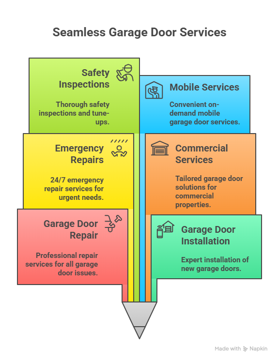 Our Comprehensive Garage Door Services in Loganville, GA infrographics