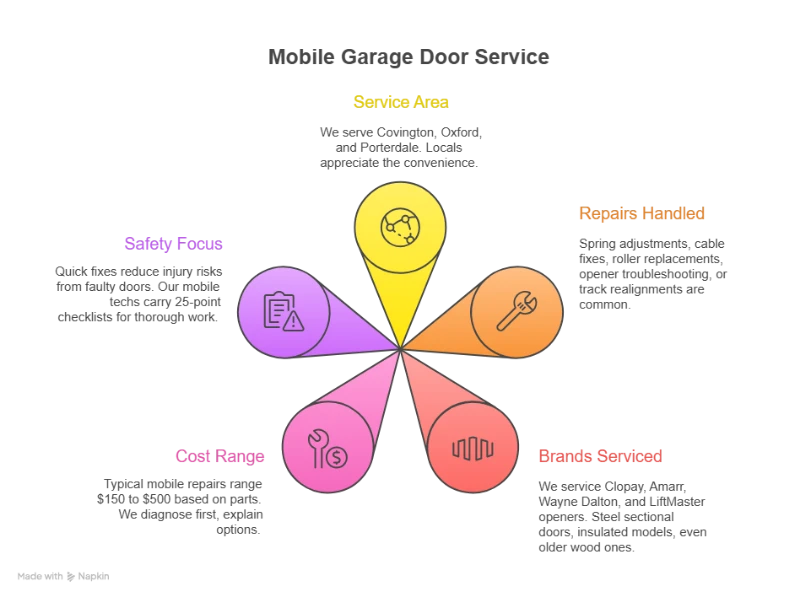 Our Track Record with Mobile Service infographics